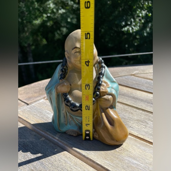 Chinese Mudman Budai Monk, Laughing Buddha, Wanjiang, Shiwan, China Mud Man - Picture 6 of 7